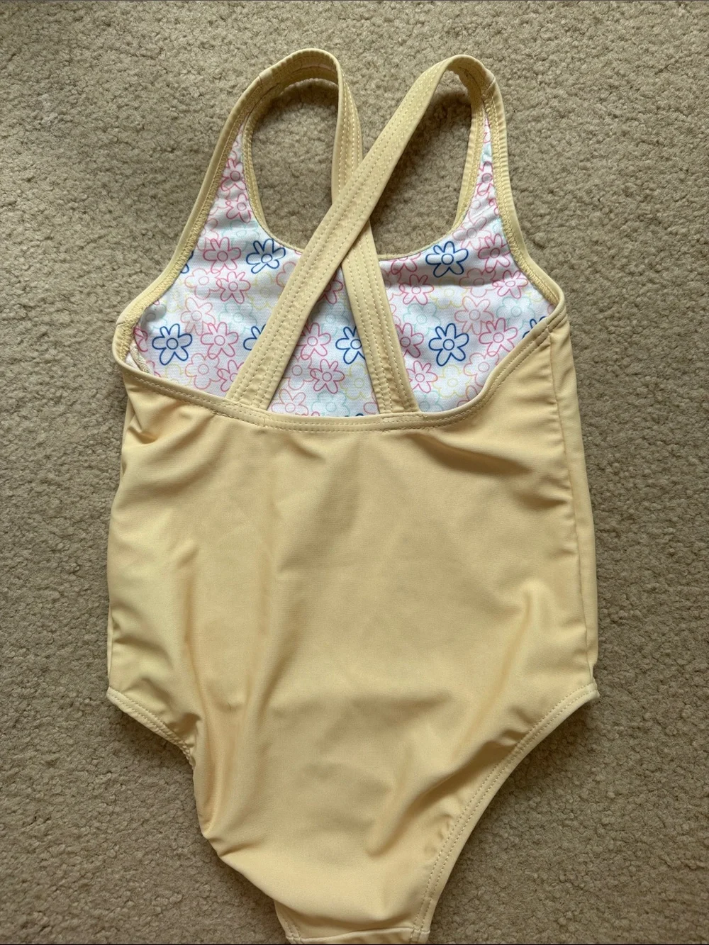 GAP Kids Yellow Minnie Mouse One-Piece Swimsuit